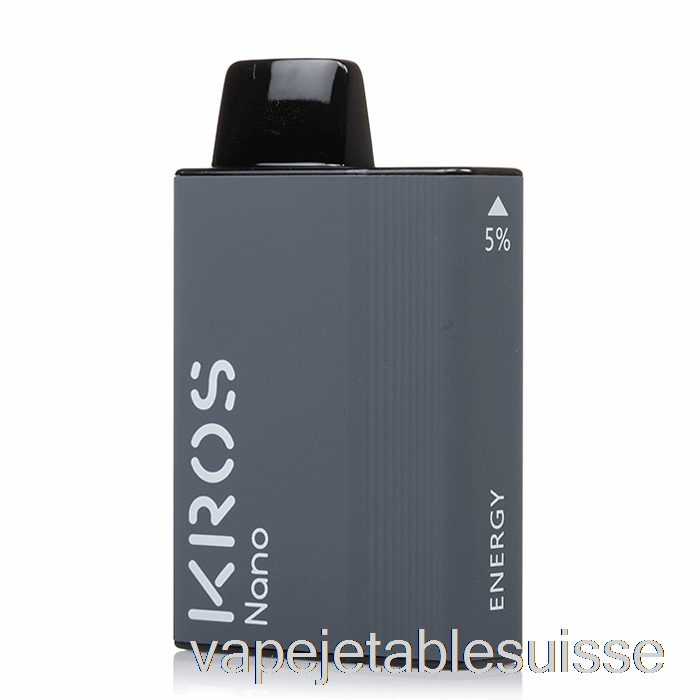 Vape Suisse Kros Nano 5000 énergie Jetable